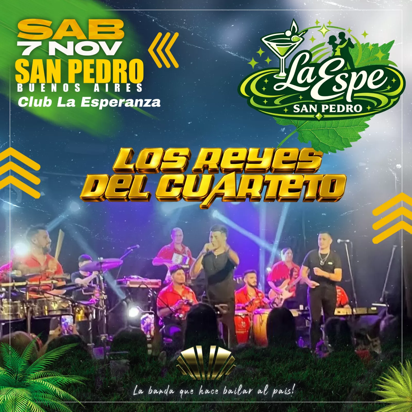 Próximo show: Club La Esperanza - San Pedro (Bs As)